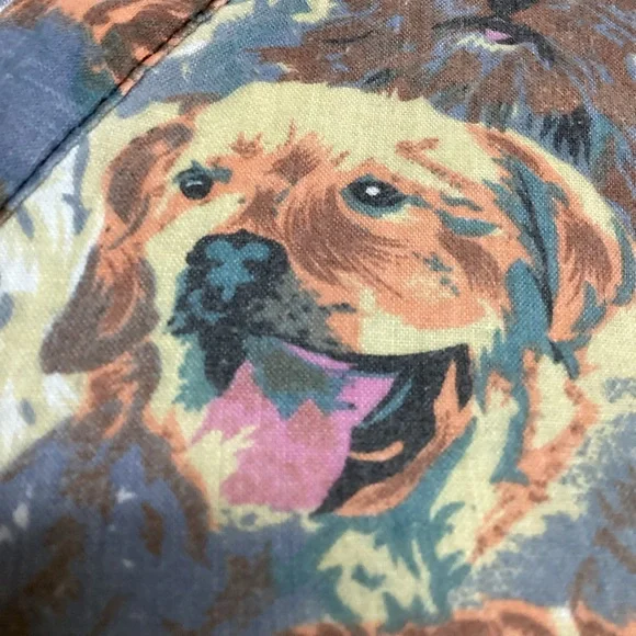 Med+Wear scrub vneck medical top dog - Picture 10 of 12